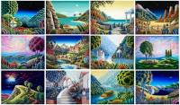 Online jigsaw puzzles landscape BigPuzzle.net - free online jigsaw puzzles full screen games! Play free! Bigest online Puzzles with rotation options!