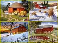 Online jigsaw puzzles village BigPuzzle.net - free online jigsaw puzzles full screen games! Play free! Bigest online Puzzles with rotation options!