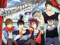 Solve free iwatobi swim club anime jigsaw puzzle online with 252