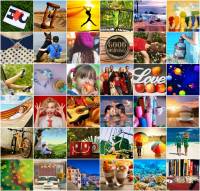 Online jigsaw puzzles collage BigPuzzle.net - free online jigsaw puzzles full screen games! Play free! Bigest online Puzzles with rotation options!