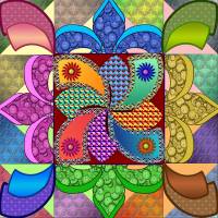 Online jigsaw puzzles abstraction BigPuzzle.net - free online jigsaw puzzles full screen games! Play free! Bigest online Puzzles with rotation options!