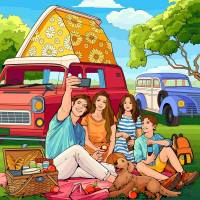 Максимум - 361 кусочков. Пазл онлайн Онлайн пазл